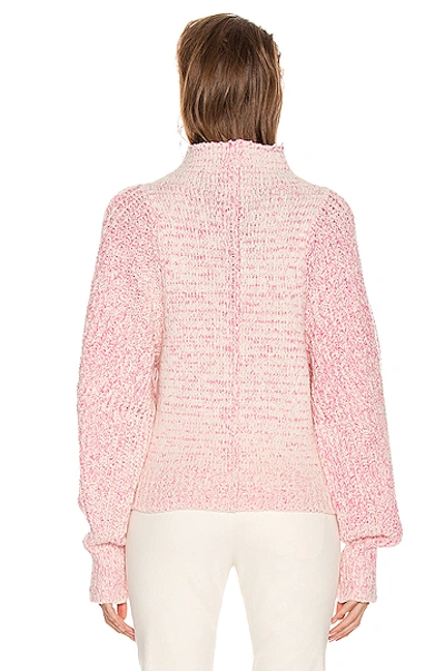 Shop Isabel Marant Edilon Sweater In Neon Pink