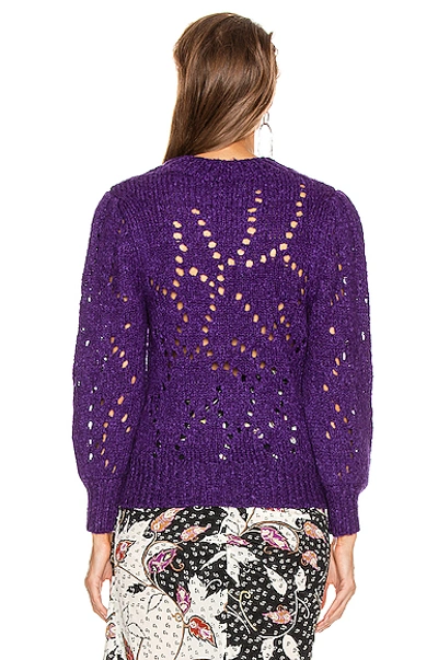 Shop Isabel Marant Étoile Sineady Sweater In Purple