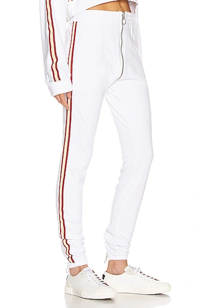 Shop Frankie B Alaina High Rise Sport Sweatpants In White