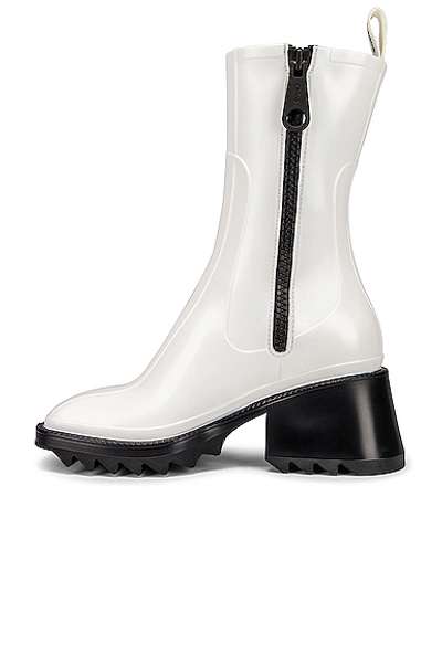 Shop Chloé Betty Boots In White