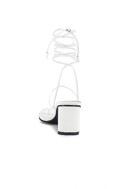 Reike Nen Odd Pair 60mm Wrap Sandals In White