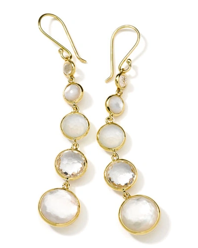 Shop Ippolita 18k Gold Rock Candy Lollitini Earrings In Antique White