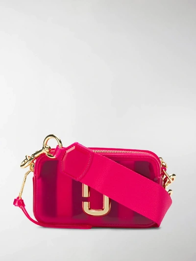 Shop Marc Jacobs The Jelly Snapshot Camera Bag In Pink