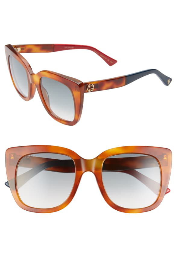 51mm cat eye sunglasses gucci