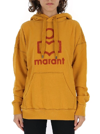 Shop Isabel Marant Étoile Mansel Hoodie In Yellow