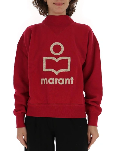 Shop Isabel Marant Étoile Moby Sweatshirt In Red