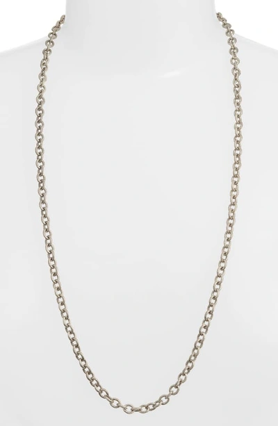 Shop Armenta New World Long Chain Necklace In Silver