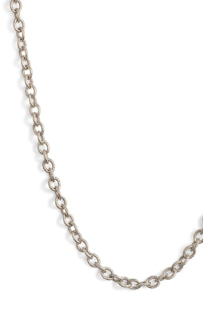 Shop Armenta New World Long Chain Necklace In Silver