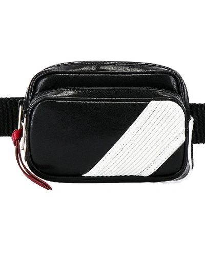 Shop Givenchy Mc3 Bum Bag In Black,white In Black & White