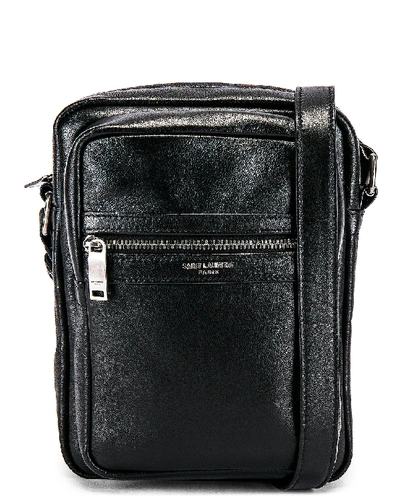 Shop Saint Laurent Crossbody Pouch In Black