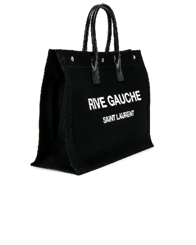 Saint Laurent Noe Large Tote Bag In Black & White