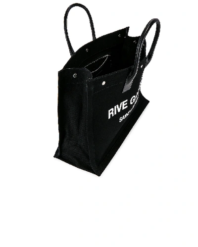 Saint Laurent Noe Large Tote Bag In Black & White