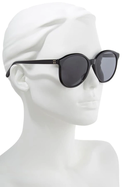Shop Givenchy 56mm Round Sunglasses In Black