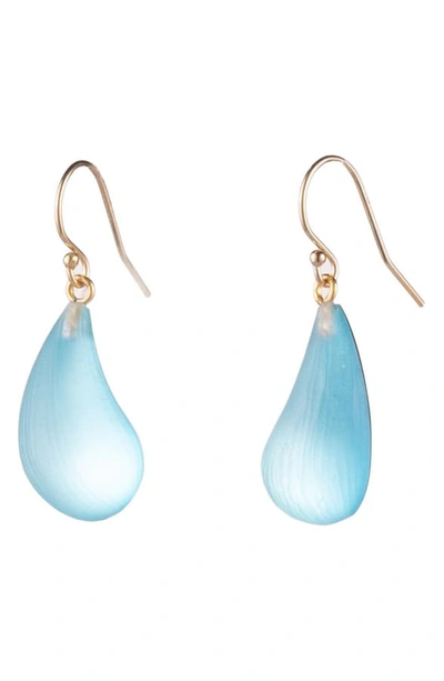 Shop Alexis Bittar Lucite Dewdrop Earrings In Light Turquoise