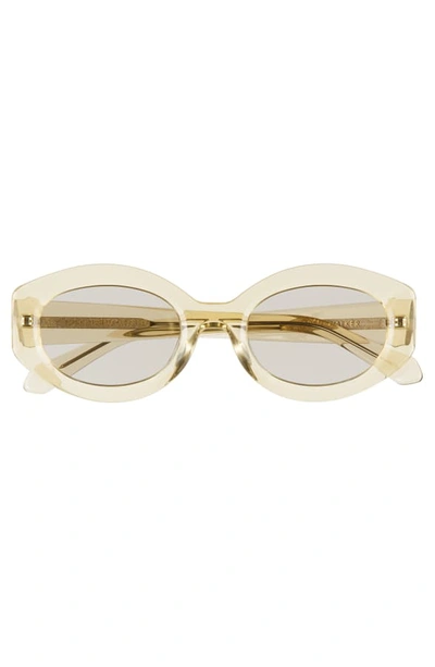 Shop Karen Walker Bishop 49mm Cat Eye Sunglasses - Crystal Sunray
