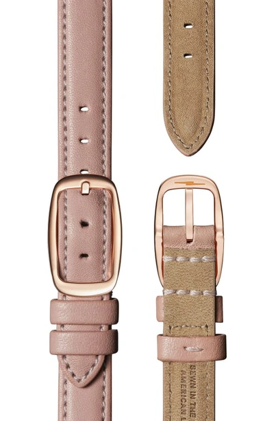Shop Shinola Canfield Leather Strap Watch, 32mm