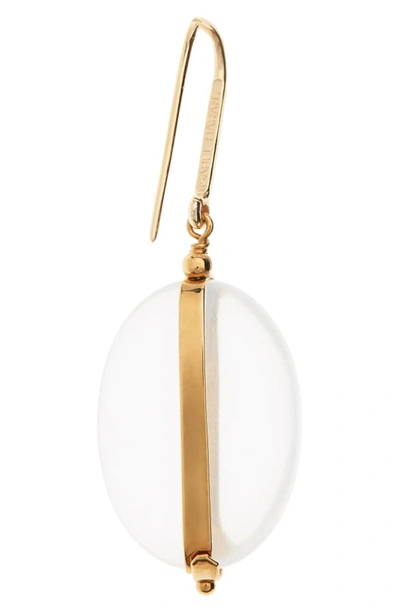 Shop Isabel Marant Stone Drop Earrings In Transparent