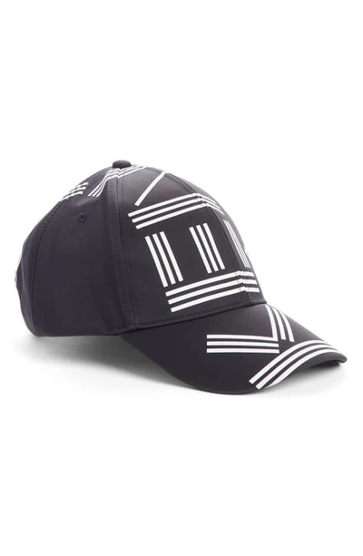 Shop Kenzo Logo Letters Baseball Cap - Black
