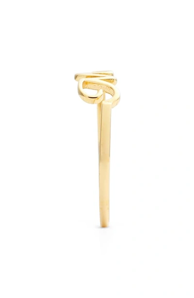 Shop Argento Vivo Mrs Ring In Gold