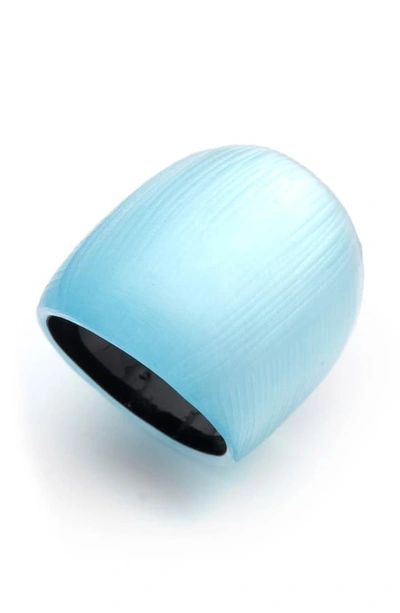 Shop Alexis Bittar Block Ring In Light Turquoise