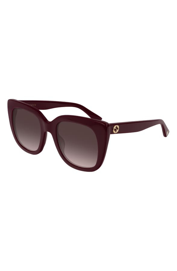gucci 51mm cat eye sunglasses