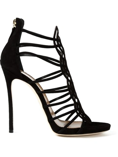 Dsquared2 Strappy Sandals In Black