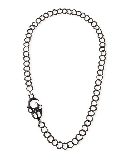 Shop K Brunini Twig O-chain Necklace W/ Buffalo Horn