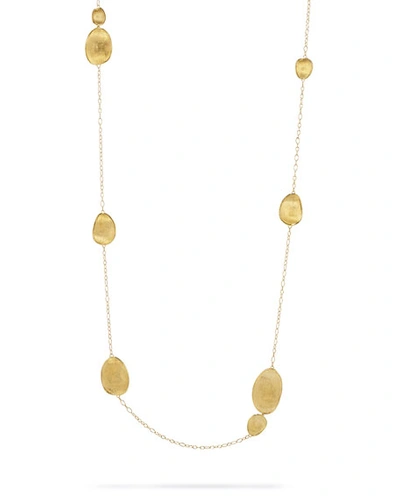 Shop Marco Bicego Lunaria 18k Gold Long Necklace
