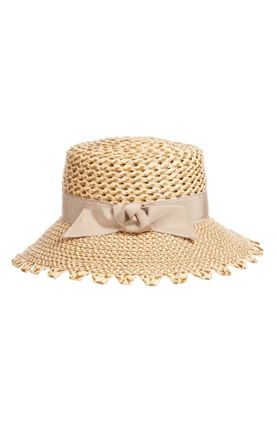 Shop Eric Javits Montauk Squishee Sun Hat - Brown In Peanut