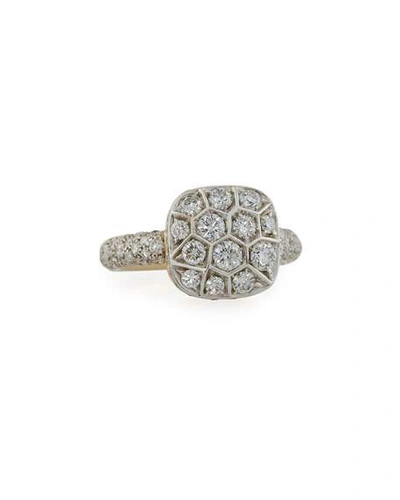 Shop Pomellato Grande Nudo 18k White & Rose Gold Engagement Ring With Diamonds, Eu 53 / Us 6.25