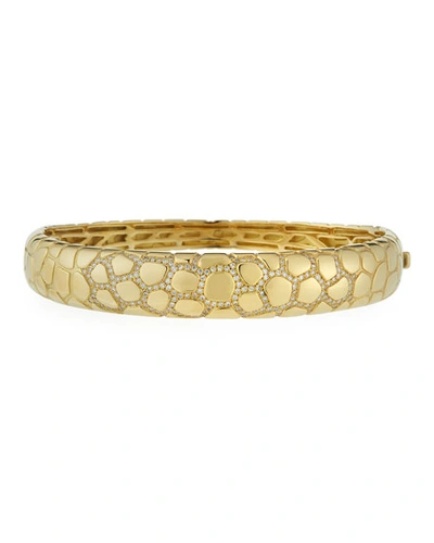 Shop Vendorafa Anaconda 18k Gold Bracelet With Diamonds