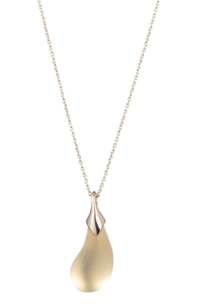 Shop Alexis Bittar Dewdrop Pendant Necklace In Gold