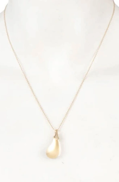 Shop Alexis Bittar Dewdrop Pendant Necklace In Gold