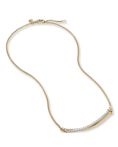 David yurman crossover bar necklace deals