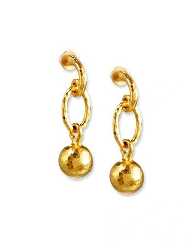 Shop Gurhan Balloon Drop Ball Earrings In 24k Gold