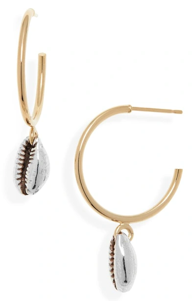 Shop Isabel Marant Amer Hoop Earrings In Silver