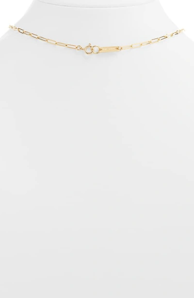 Isabel Marant Pendant  Rectangle Chain Necklace In Rosewood
