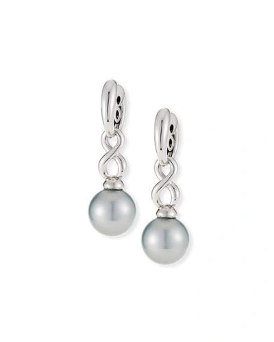 Shop Belpearl 18k Twisted Pearl Drop Earrings