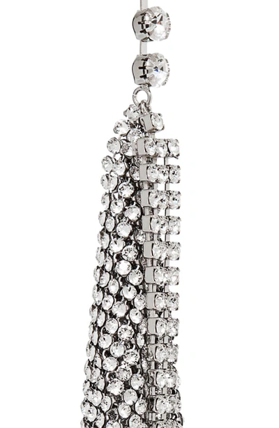 Shop Isabel Marant Nile Chain Mail Statement Earring In Transparent