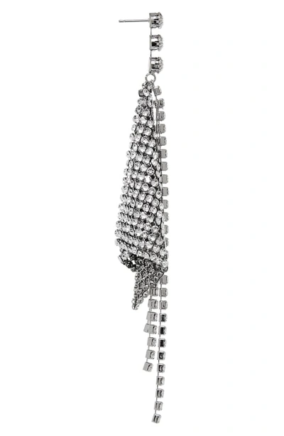 Shop Isabel Marant Nile Chain Mail Statement Earring In Transparent