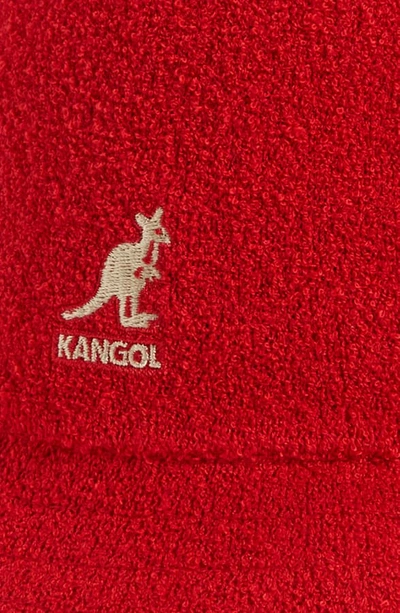 Shop Kangol Bermuda Casual Cloche Hat In Scarlet
