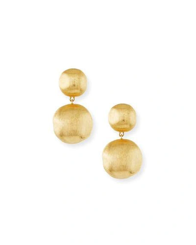 Shop Marco Bicego Africa 18k Gold Two-drop Earrings
