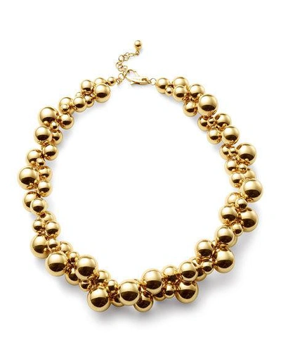 Shop Marina B Atomo Short Necklace In 18k Gold