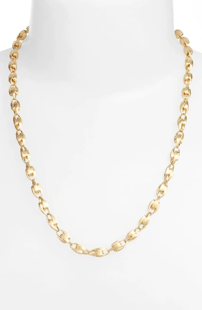 Shop Marco Bicego Lucia Diamond Clasp Convertible Lariat Necklace In Yellow Gold/ White Gold