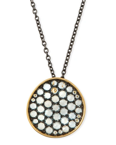 Shop Ethos Maria 18k Gold & Blue Topaz Pendant