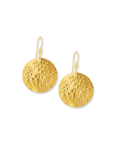 Shop Gurhan Classic Lush Dangling Flake Earrings In 24k Gold