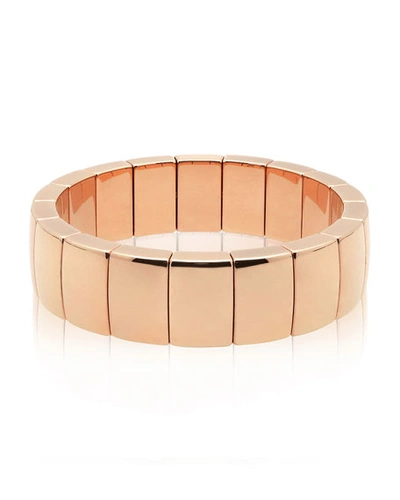 Shop Roberto Demeglio Aura 18k Rose Gold Rectangular Stretch Bracelet