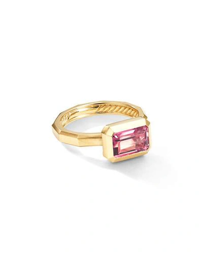 Shop David Yurman Novella 18k Pink Tourmaline Ring
