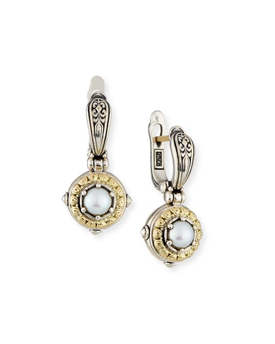 Shop Konstantino Silver/gold Pearl Drop Earrings