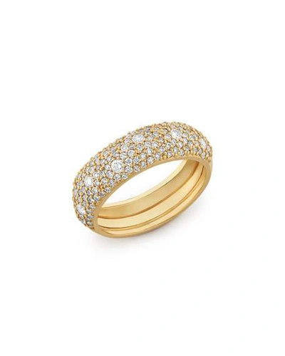 Shop Lana 14k Yellow Gold Diamond Curve Ring